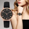 Fashion Women's Watch Leather Strap Wristwatch Quartz Watches For Women Clock Gift Reloj Mujer relogios feminino 1