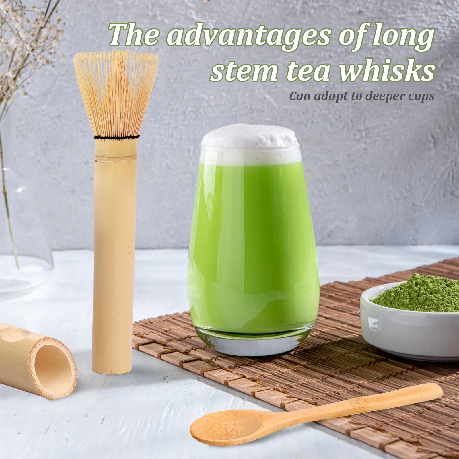 Tea Set Japanese Tea Set Matcha Whisk (Chasen) Spoon And Scoop (Chashaku) Brush Matcha Bamboo Tool Accessories