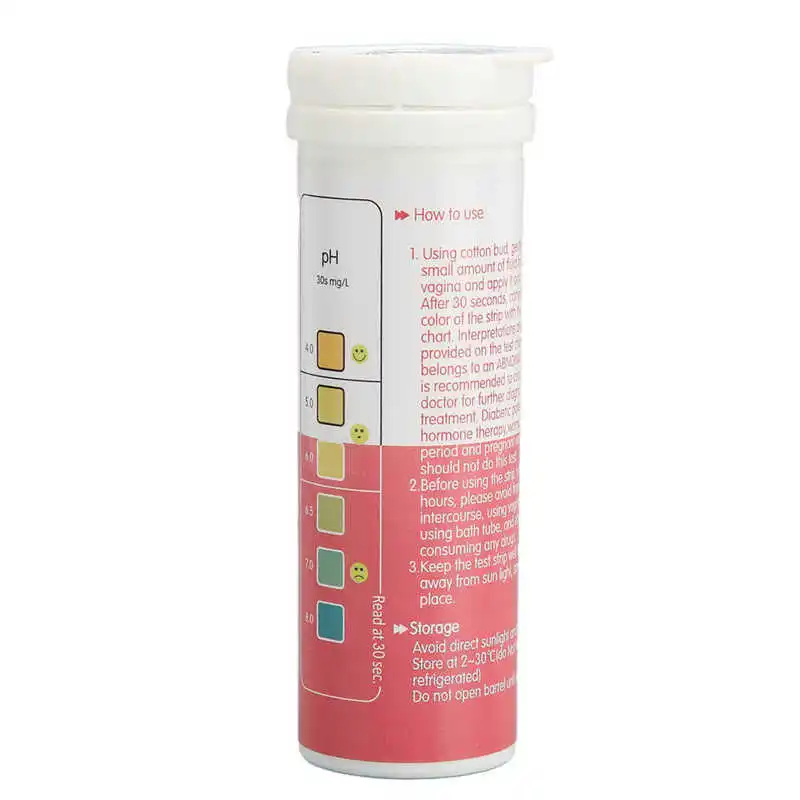 100pcs Women Vaginal Health PH Test Strips Disposable Intimate Health Prevent Infection Accurate Acidity Feminine Paper a 6