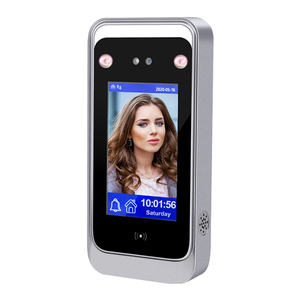 Fingerprint Face Recognition Machine TCP/IP Dynamic Facial Face Recognition Time Attendance Access Control Machine Card Reader Electric Empolyee Recorder System