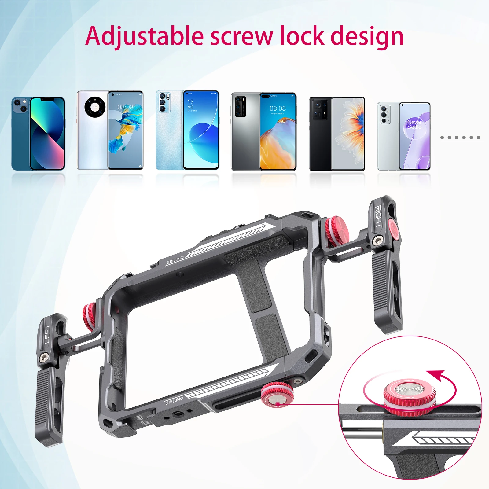 Ulanzi Lino Universal Smartphone Cage with Side Handle Rig 5