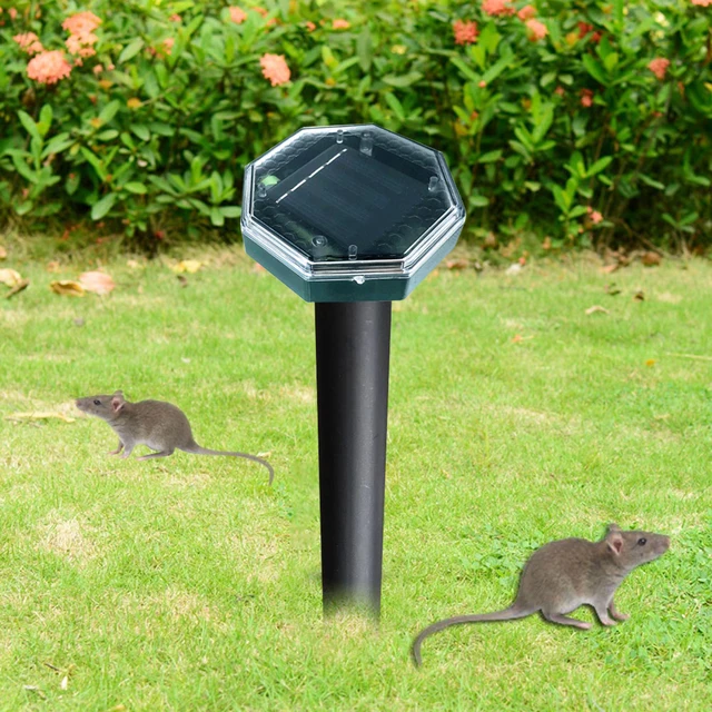 Napenergia Ultrahangos Kártevői Egér Repellő Kígyó Rovare Rovar Mólos Rágcsáló Taszító Csótány Kültéri - Image 3