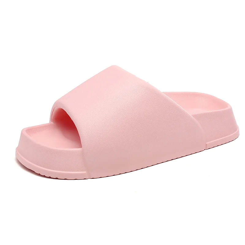 Woman Sandals Shower slippers Woman Thick Platform Home Slippers Fashion Non-Slip Bathroom Slides Summer Soft Flip Flops_voghion.com