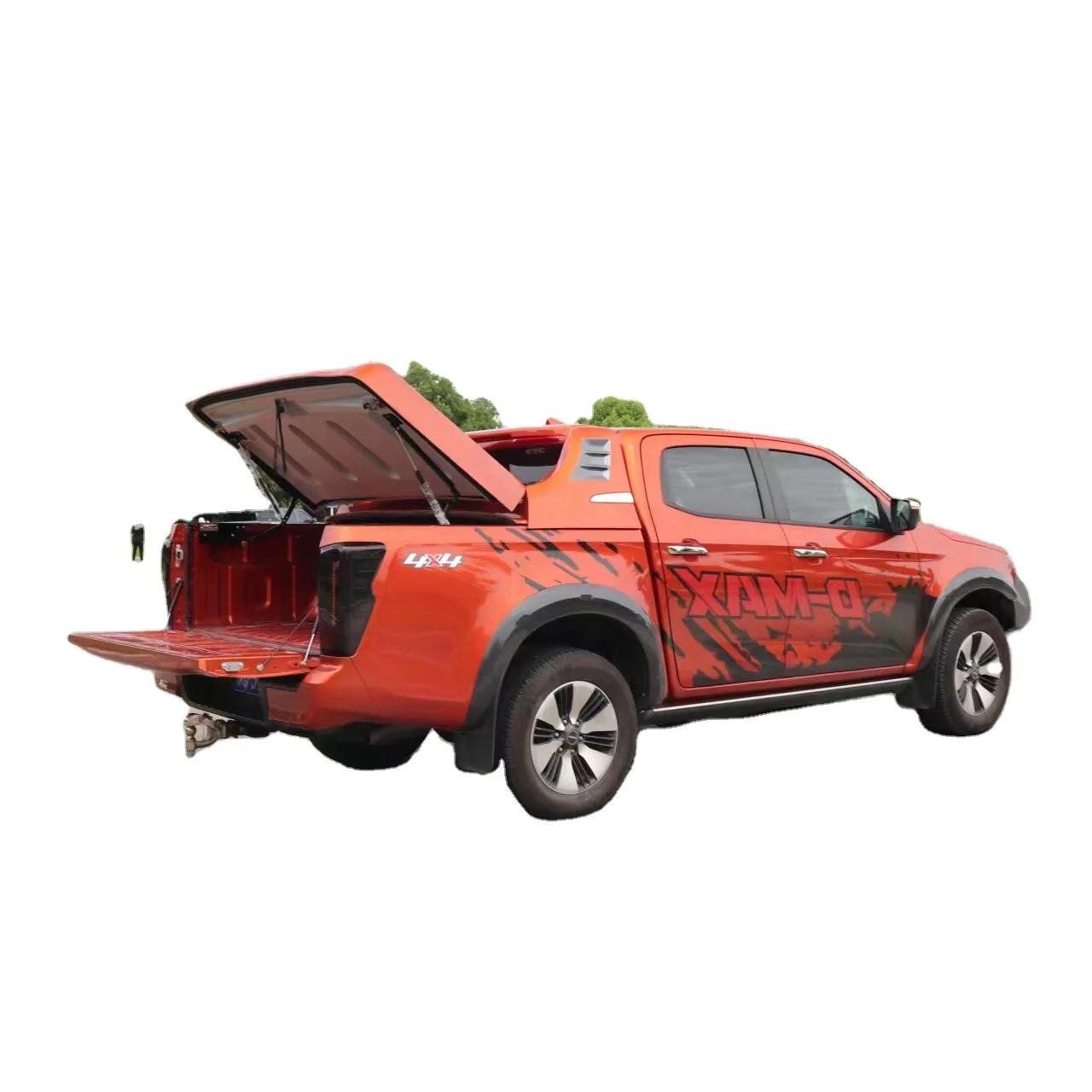 Vendita Calda Hard Tonneau Cover Coperchio Pickup Fullbox Tonneau Cover Con Roll Bar Copertura Del Baldacchino Per Isu-Zu D-Max,Hilux,Ford Ranger