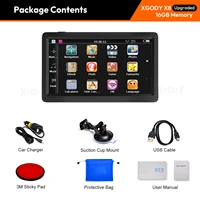 XGODY 9 ''pouces 16G voiture Auto Navigation UK/EU MAP écran tactile pour camions, voitures, bus, navigation GPS POI 3