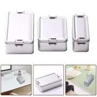 Rectangular Iron Box High Quality Metal Storage Box Cake Packaging Box Durable with Lid Candy Box 2