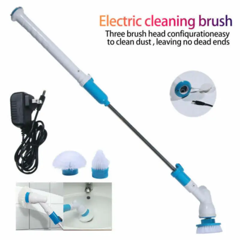 21V Electric Spin Scrubber 8-in-1 Cordless Turbo Tub Bathroom