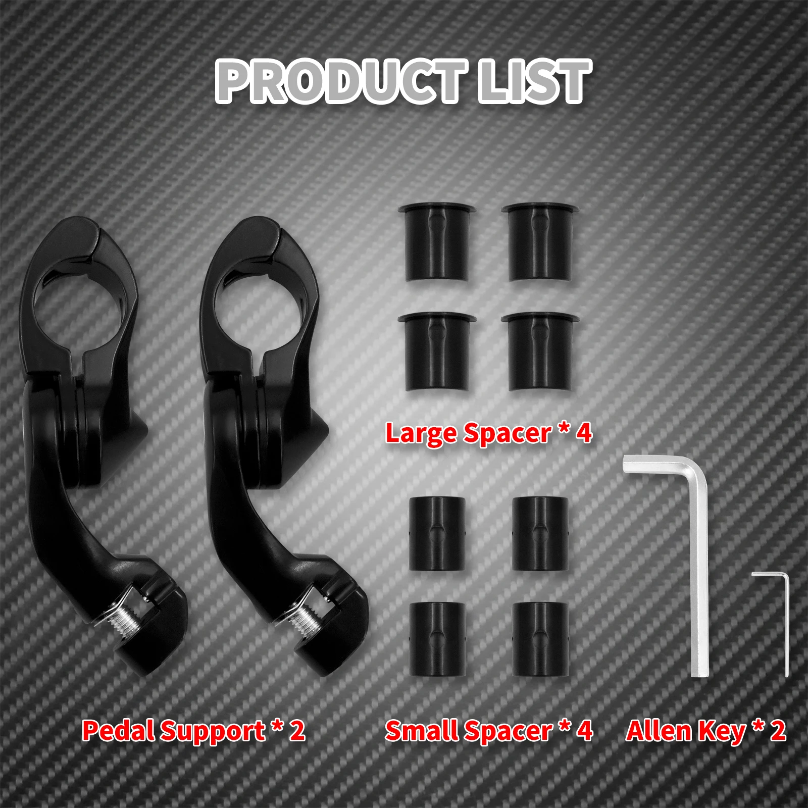 1-1/4" 32mm Highway Foot Pegs Foot Rest Short Mount Crash Engine Guard Black For Harley Touring Electra Road Glide Sportster