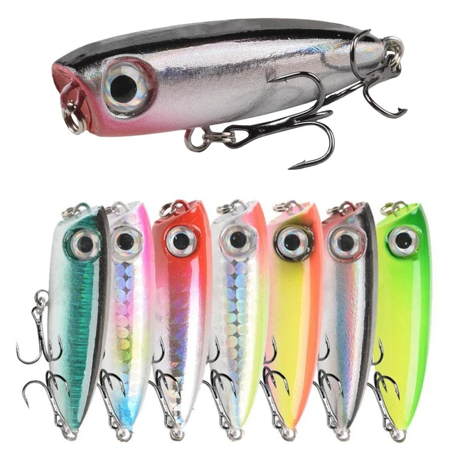 1pc Floating Popper Fishing Lure Wobblers 4.5cm 3.3g Artificial
