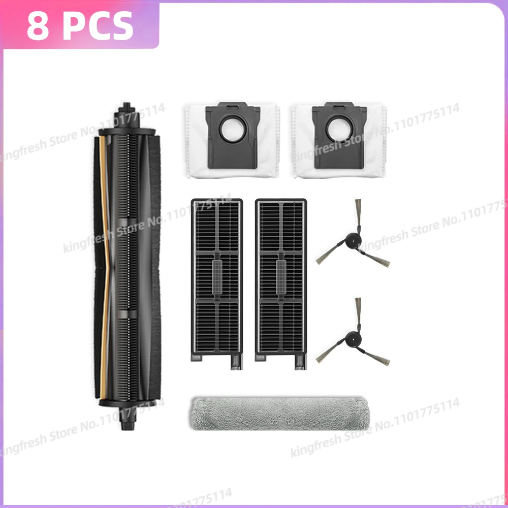 Zubehör-Set Für Mova Saugroboter - Filter, Wischpads, Staubbeutel, Seitenbürsten