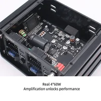 Class AB 4*60W Car Power Amplifier Non-Destructive Installation DSP Car Audio Speaker For Android Large Screen Dedicated Amp - Image 2