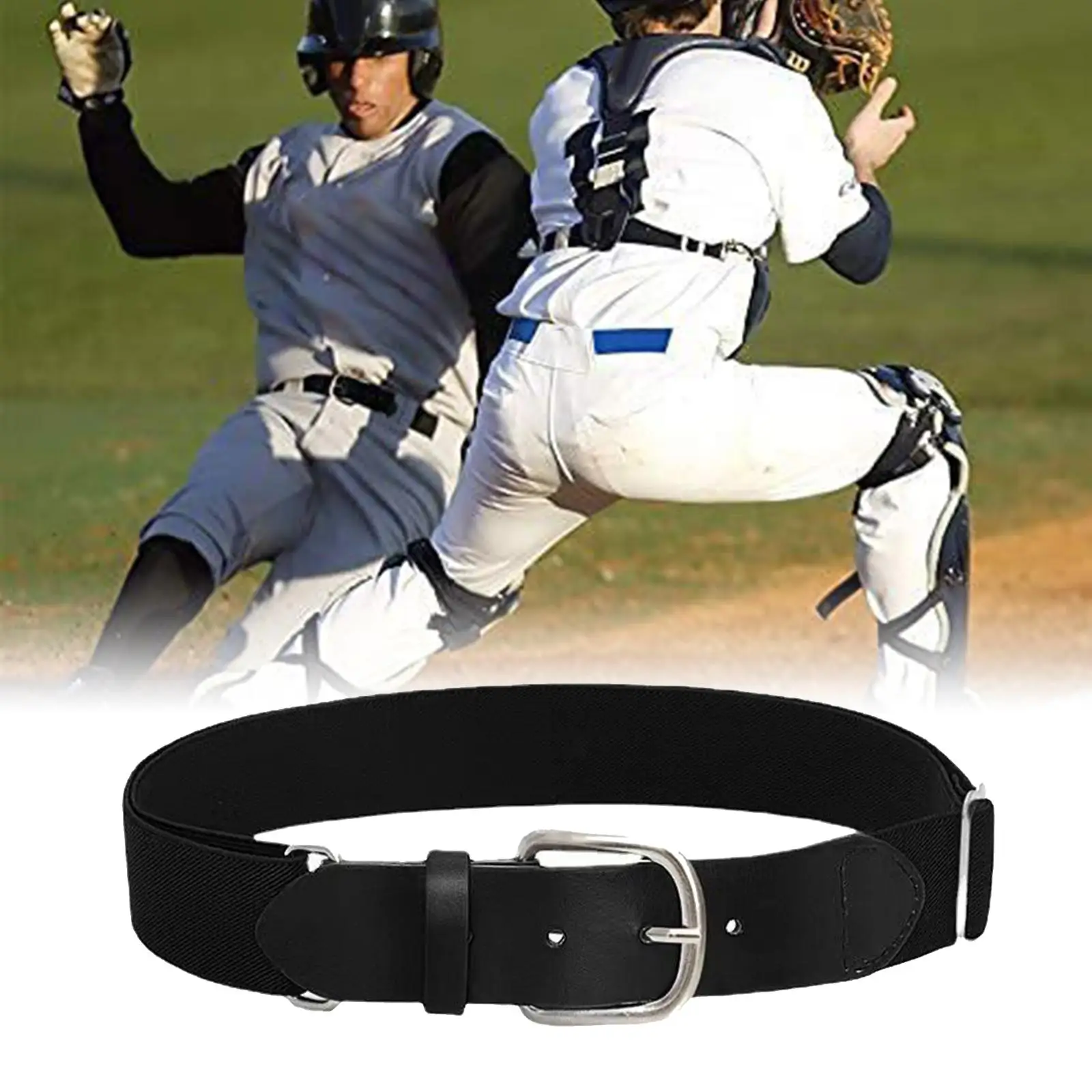 Baseball Belt Softball Belt Waist Belt Elastic Durable Comfortable to Wear Dry Adjustable Unisex Waist Band Equipment