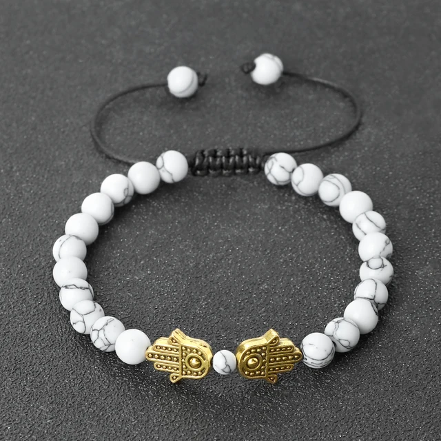 Bracelets en malachite naturelle de 6 mm pour hommes, bracelets de poignet faits à la main, réglables, mode, pour femmes, bijoux de guérison énergétique Bouddha, cadeau pour couple