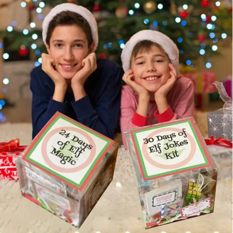 Fun Elf Actives Elf Magic Kit Elf Props Elf On The Shelf Kit 24 Giorni Di Natale Conto Alla Rovescia Divertente Regalo Di Natale Per Adolescenti