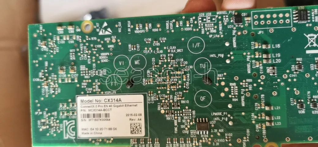Pro 40 Gbe Dupla-porta Qsfp Pcie3.0 x8 8gt s Placa de Rede Mcx314a-bcct Connectx3 - Imagem 2
