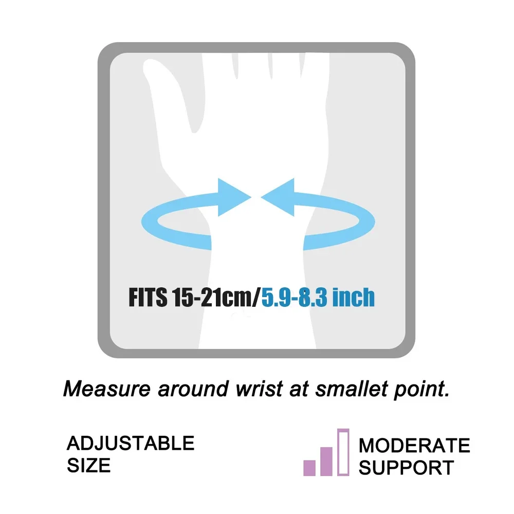 1Pcs Thumb Wrist Support Brace Elastic Fingerless Glove Waterproof Wrist Compression Sleeve Splint For Pain Relief