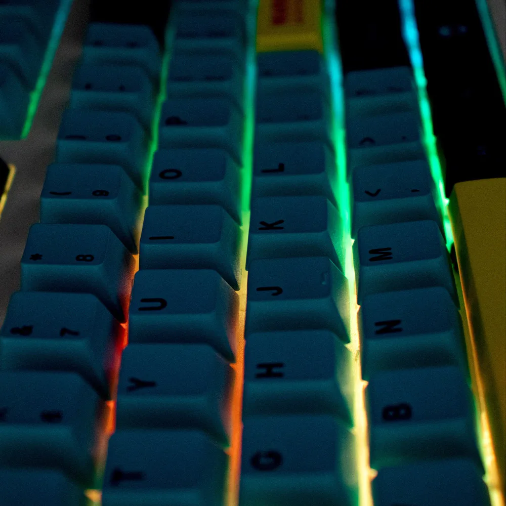 gmk estrangeiro pessoal chaves cereja perfil pbt keycap inglês personalizado personalidade keycaps para teclado mecânico