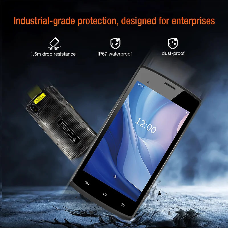 PDA Android Scanner Warehouse Inventory Data Collector Handheld Terminal 3GB RAM 16GB ROM Memory Honeywell 2D Barcode Scanner barcode scanner