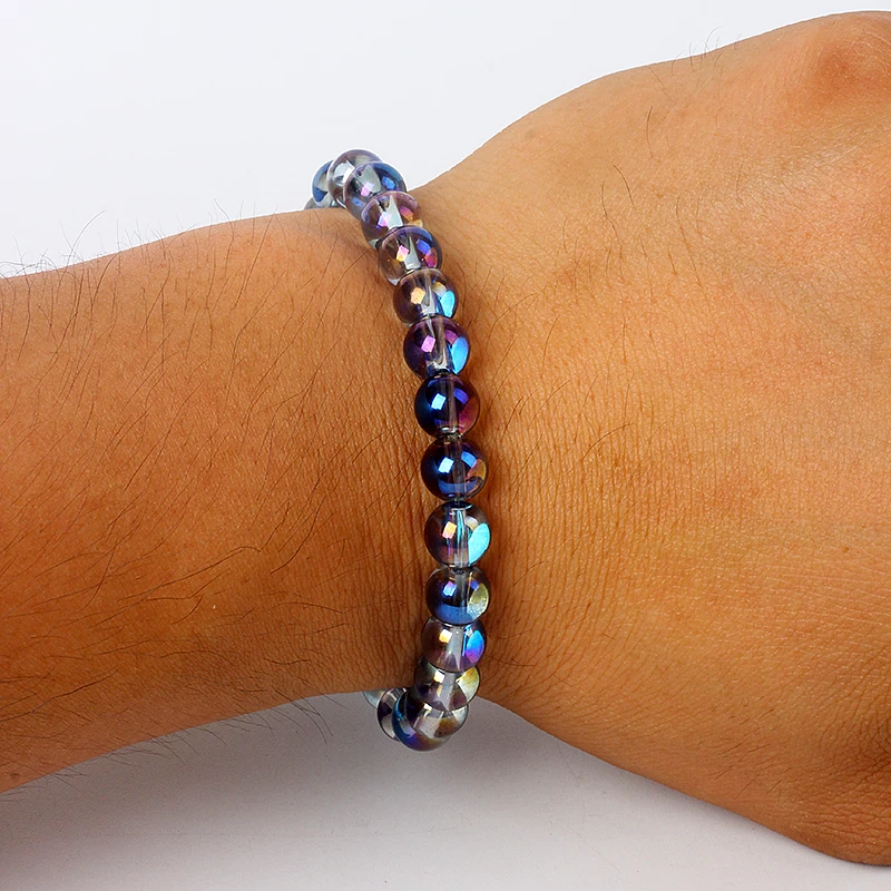 Natural Energy Flash Stone Labradorite Bracelets for Women Fashion Handmade Couple Bracelets Men Reiki Moonstone Jewelry Pulsera - Image 3