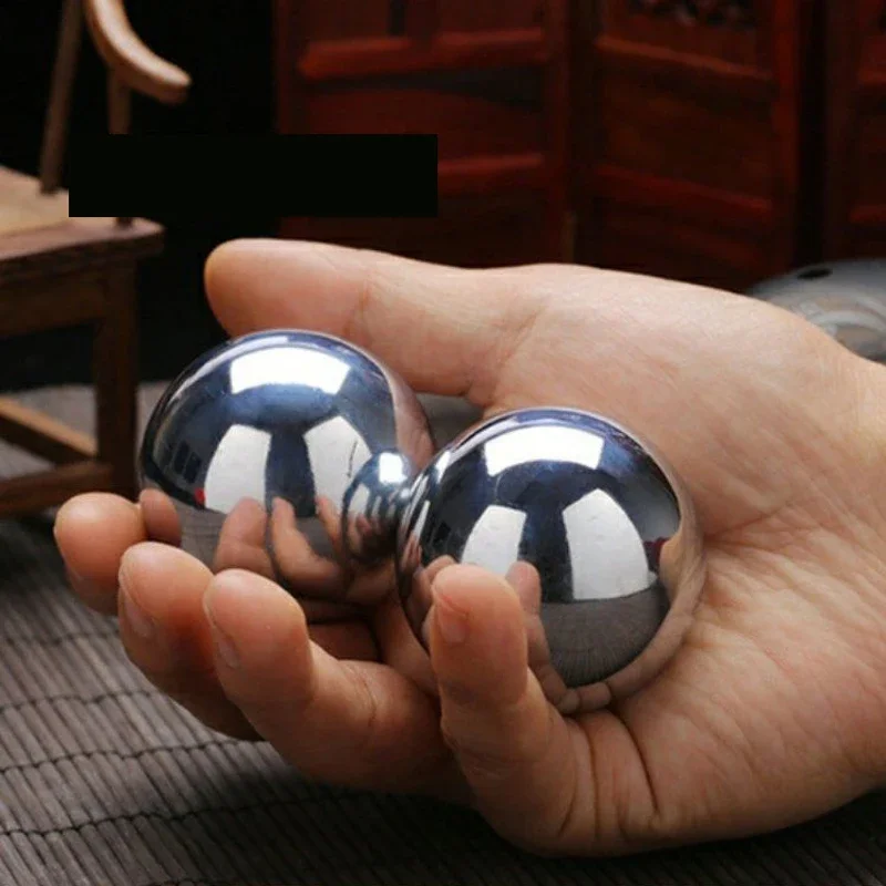 Solid 50MM or 60MM Bearing Solid Steel Ball Wear-resistant Anti Impact Hand balls Exercise Fitness Iron Balls