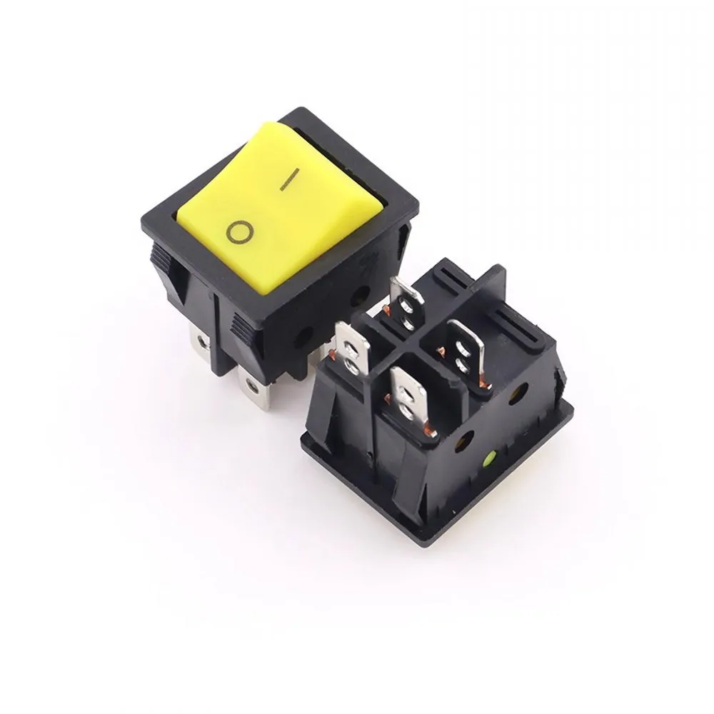 20PCS, 30A 250V AC Hohe Strom, EIN/AUS, Speziell für Schweißmaschine, KCD4, Schweißmaschine Schalter Schiff, Rocker Power-Taste Schalter – Detail 18