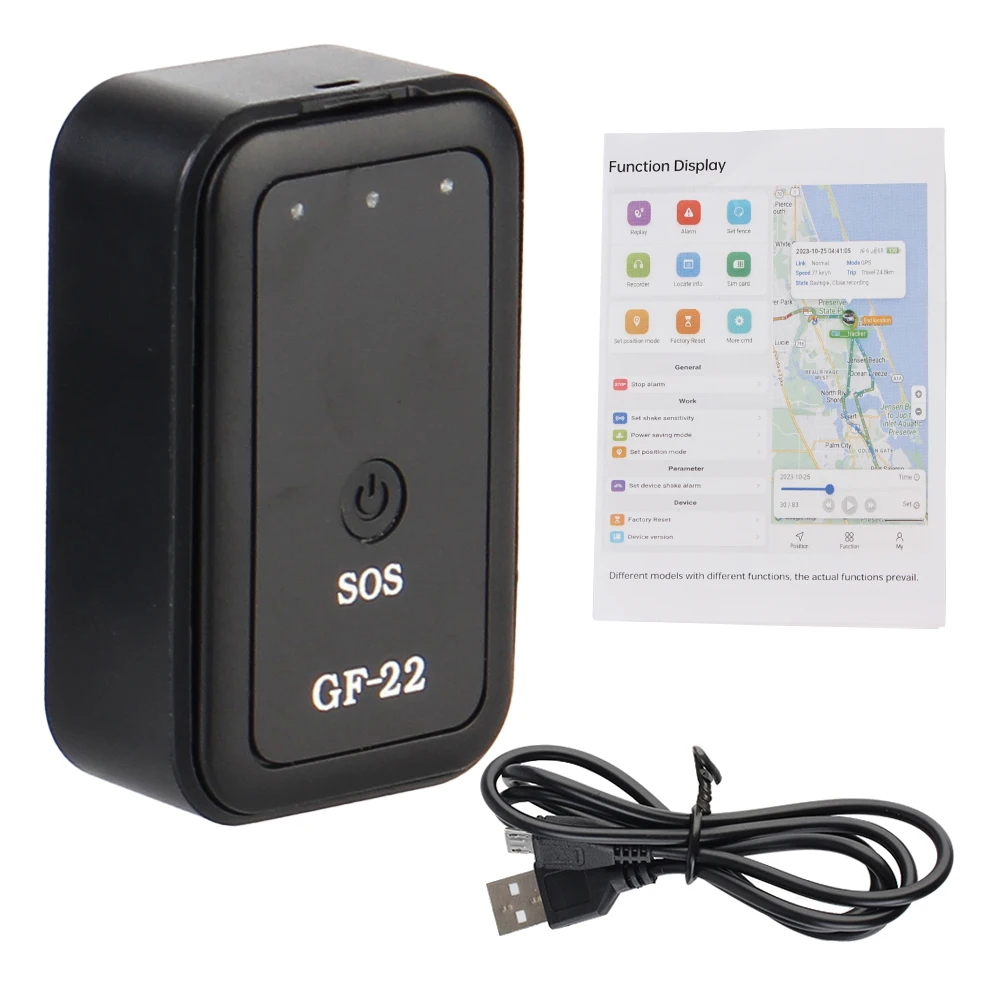 GPS Real Time Tracking Locator Device Mini Car Tracker SOS emergency help Real-time Vehicle Locator Anti-theft GPS Tracker
