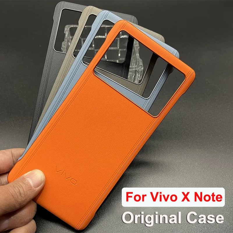 

For Vivo X Note 5G Original Phone Case For Vivo XNote Original Vegan Leather Capa For Vivo X Note Official Hard Cover