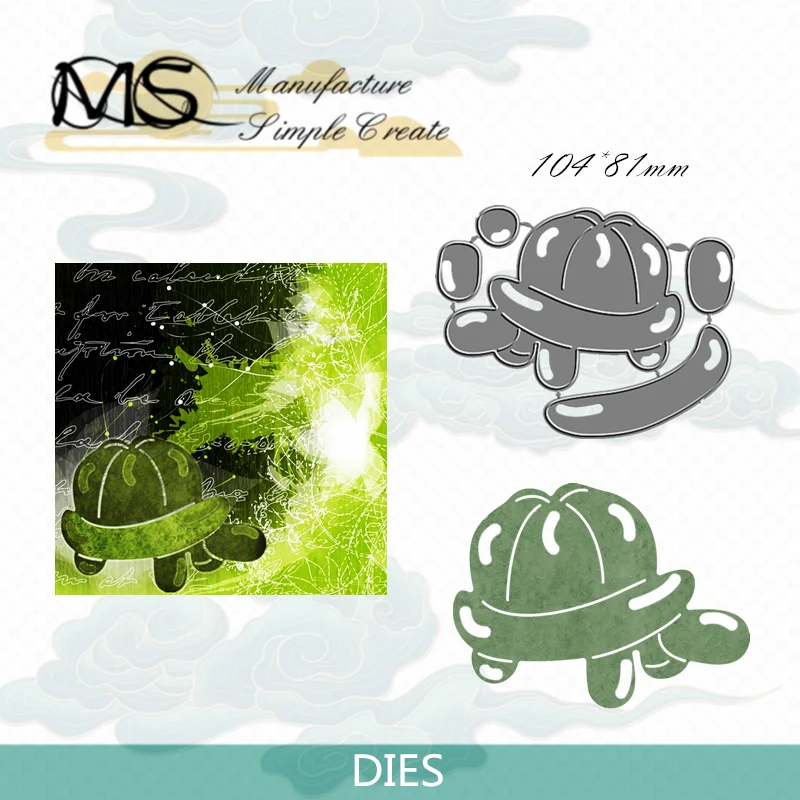

Birthday Celebrate Series Turtle Balloon Party Animal Christmas Cutting Dies Scrapbooking Embossing Frame Card Craft