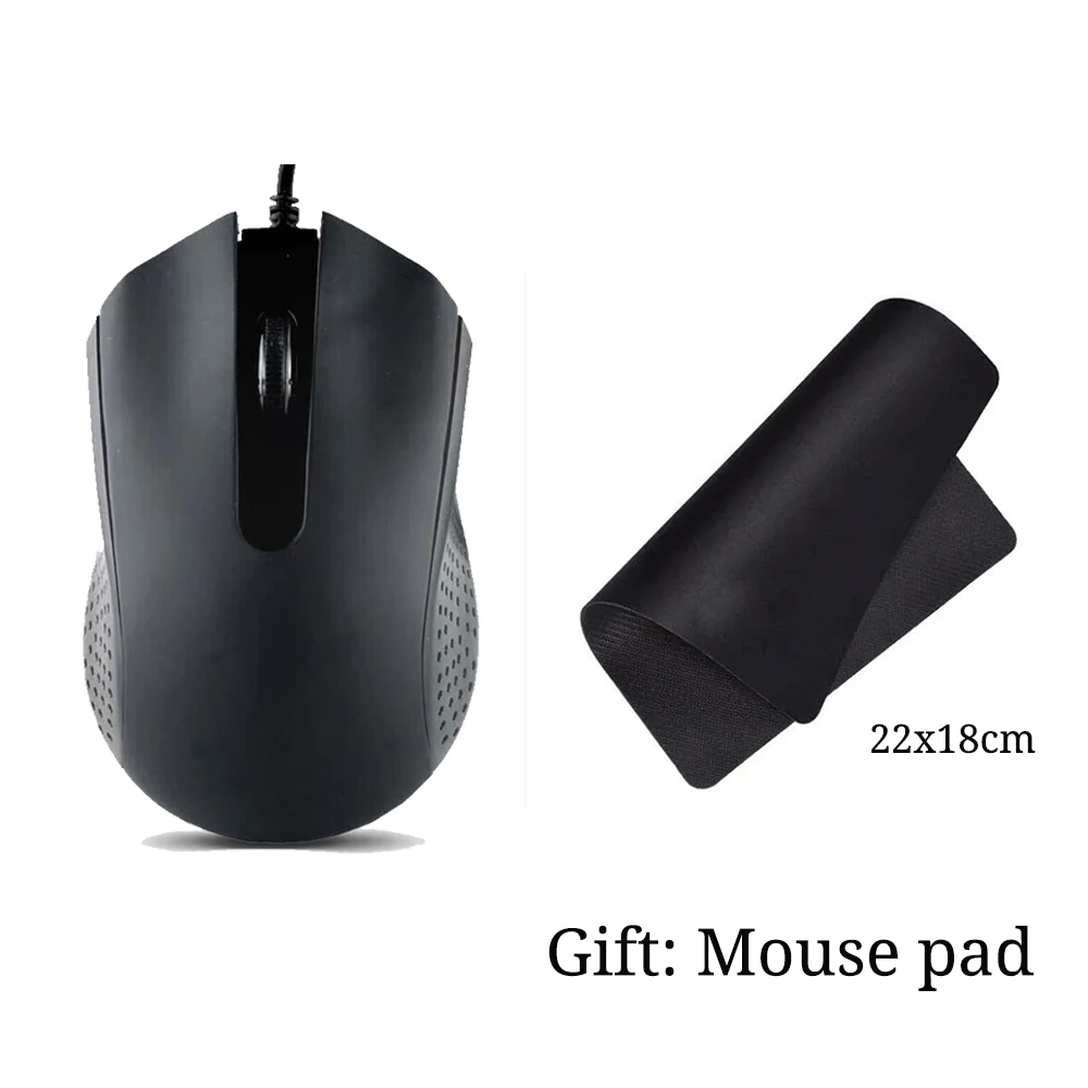 עכבר אופטי מחובר ב-USB למחשבים ניידים, מחשבים ניידים, עסקים, משרד ומשחקים