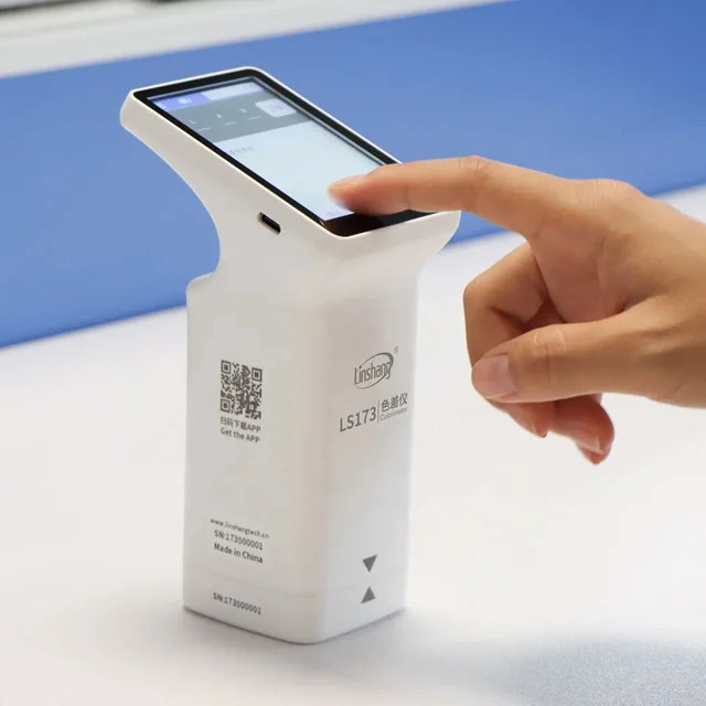 LS173 Portable Multifunctional Colorimeter D/8 Touch Color Analyzer Car Paint Metal Processing Stone Ink 2