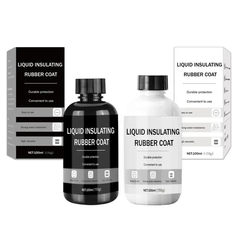 Description Picture 5 of item25/50/100ml Liquid Insulation Electrical Tape Paste Fast Rubber Fixed Dry Insulating Sealing Glue High-Temperature Resistance