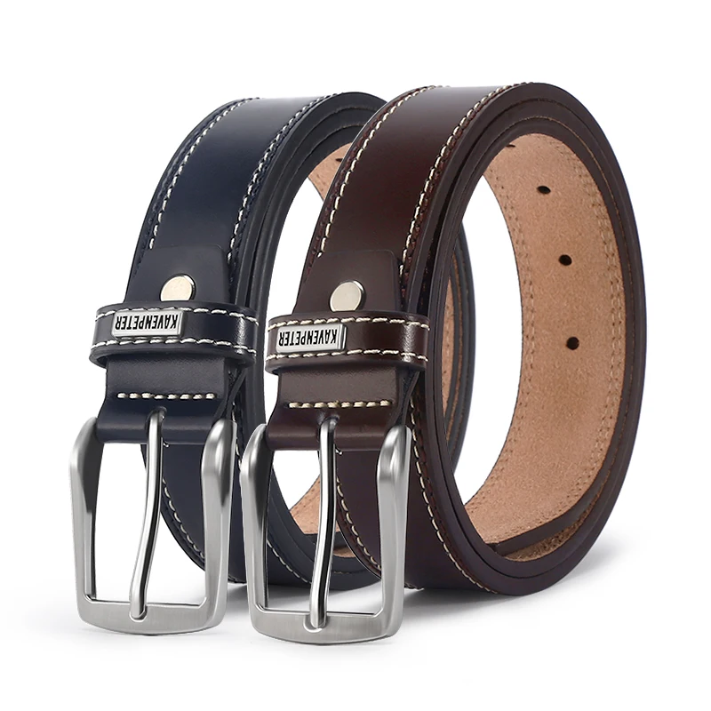 

Genuine Leather men belts Fashion alloy belts Buckle jeans belts for men business belt male