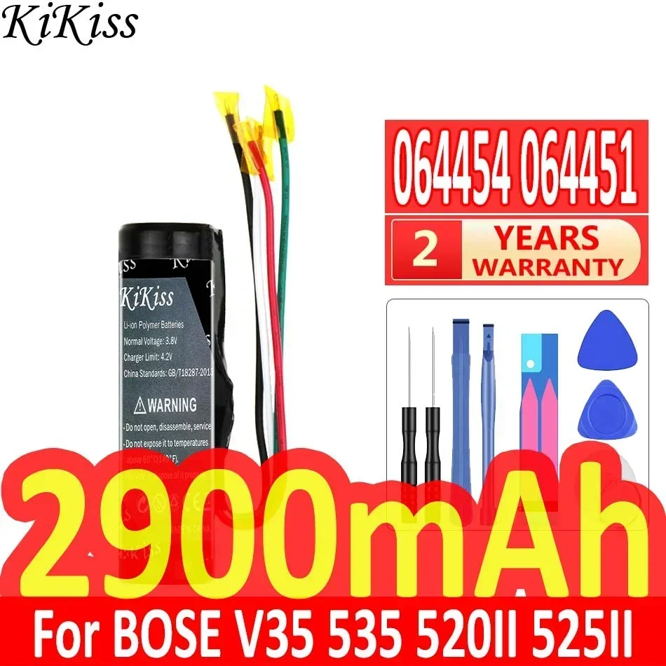 

2900mAh KiKiss Powerful Battery 064454 064451 For BOSE V35 535 520II 525II 535II T20 Series Bluetooth Speaker