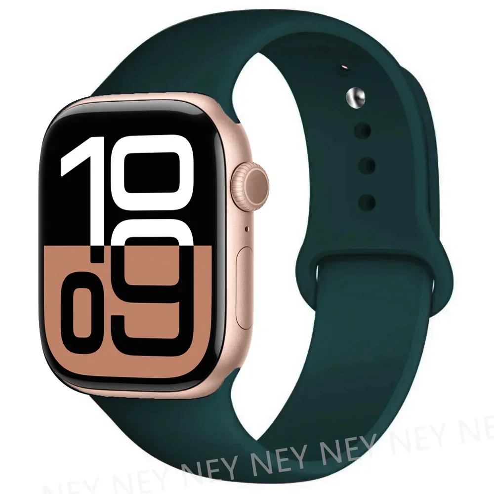 Premium Silicone Sport Watch Band - Versatile Waterproof Strap
