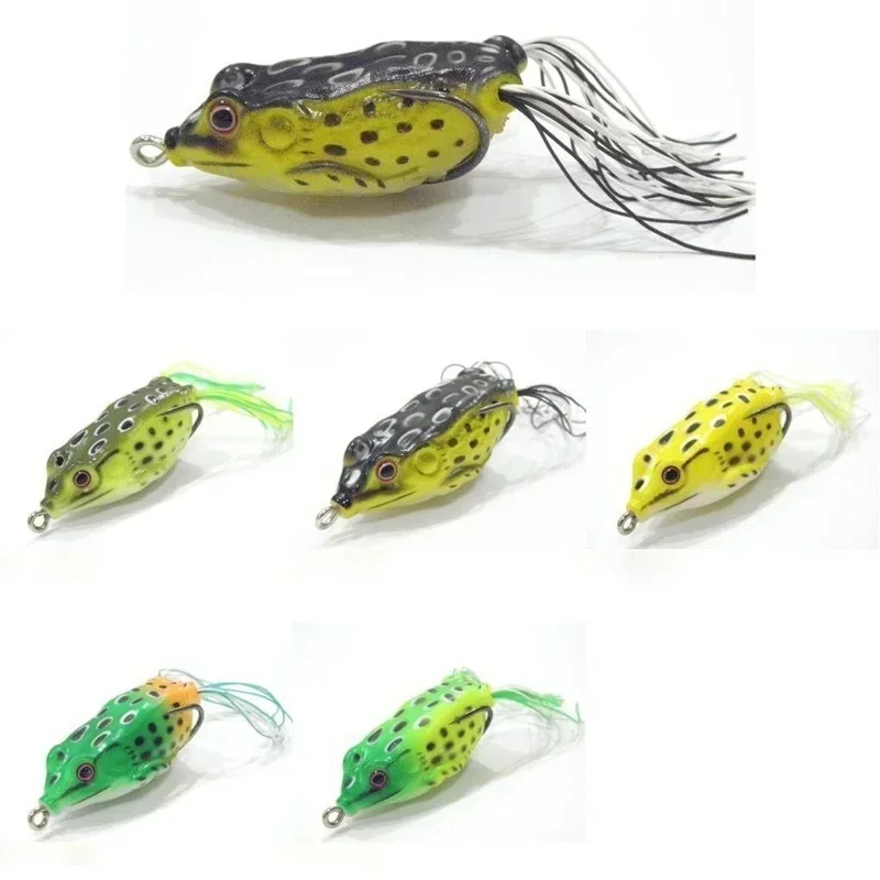 Simulated Software Toad Frog Bait Hollow Body Fish Snake Animal Bait  Multiple Colors Available for Outdoor Fishing Accessories