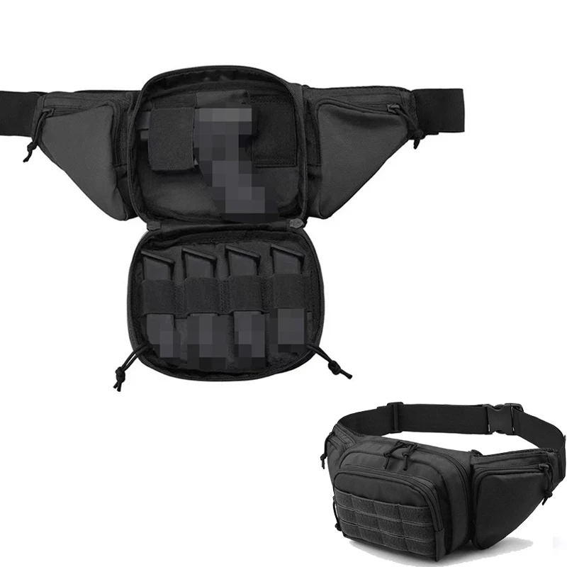 

Outdoor Hiking Mountaineering Tool Pack Military Waistpack New Multi functional Tactical Pistol Bag Fanny Pack Molle Waistpack