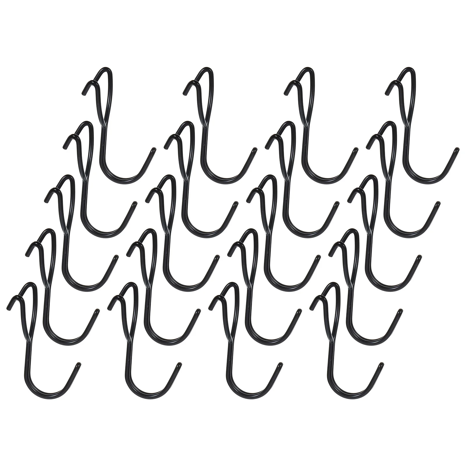 

20 Pcs Peg Board Hook Pegboard Pegs Wall Organizer Utility Hooks Shelf Tool Stainless Steel for Heavy Duty