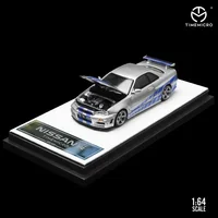 TIME MICRO 1:64  GTR R34 open cover Fast & Furious RX7 EVO7 Supra A80 Diecast Model Car 2