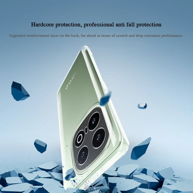 Ultra Thin Shockproof Transparent Silicone Phone Case - Soft Clear Back Cover