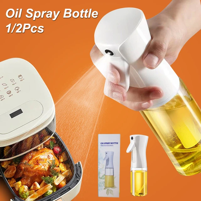 Botella de Spray de aceite de oliva para cocina, pulverizador de aceite de  oliva para hornear, botella vacía para vinagre, dispensador de aceite para  ensalada - AliExpress