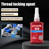 LOOLIFL 50 ml Medium Strength Threadlocker (blue) Glue 243 Threadlocker (blue) Firm Screw Glue Anaerobic Anti Loosening Agent 1