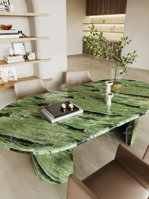 Verde Cylin Oval Table 2
