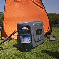 Kit de chauffe-eau portable tout-en-un pour le camping - Douche pour camping-car + pompe + seau de 40 L 4
