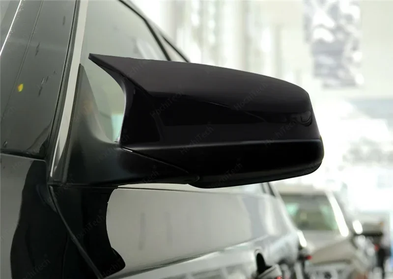 Für BMW 5 6 7 Serie E60 E61 E63 E64 F01 F02-F04 F06 F07 F10 F11 F12 F13 Carbon Fiber Schwarz Seite Flügel Rückspiegel Abdeckung Kappe – Detail 15