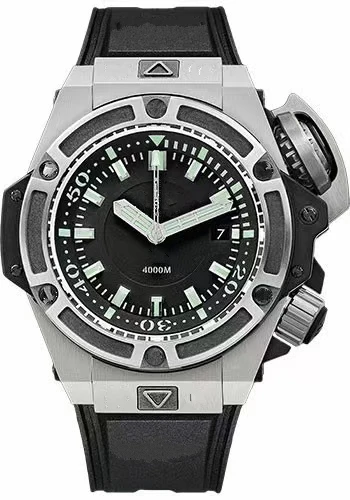 

men automatic mechanical watch black rubber