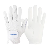 1Pc Left Hand Men’s Golf Glove Anti-Slip Nanoscale Cloth With Breathable Airhole,Fits For All Weather 2