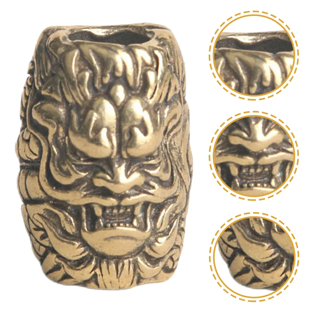 

2 Pcs Accessories Brass Spacer Beads Bracelet Metal for Beads For Bracelets Making Bracelets