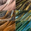 2/3m Two-color Gradient Organza Tulle Fabric Clothing Design Dress Wedding Creative Fabric DIY Sewing Material 1
