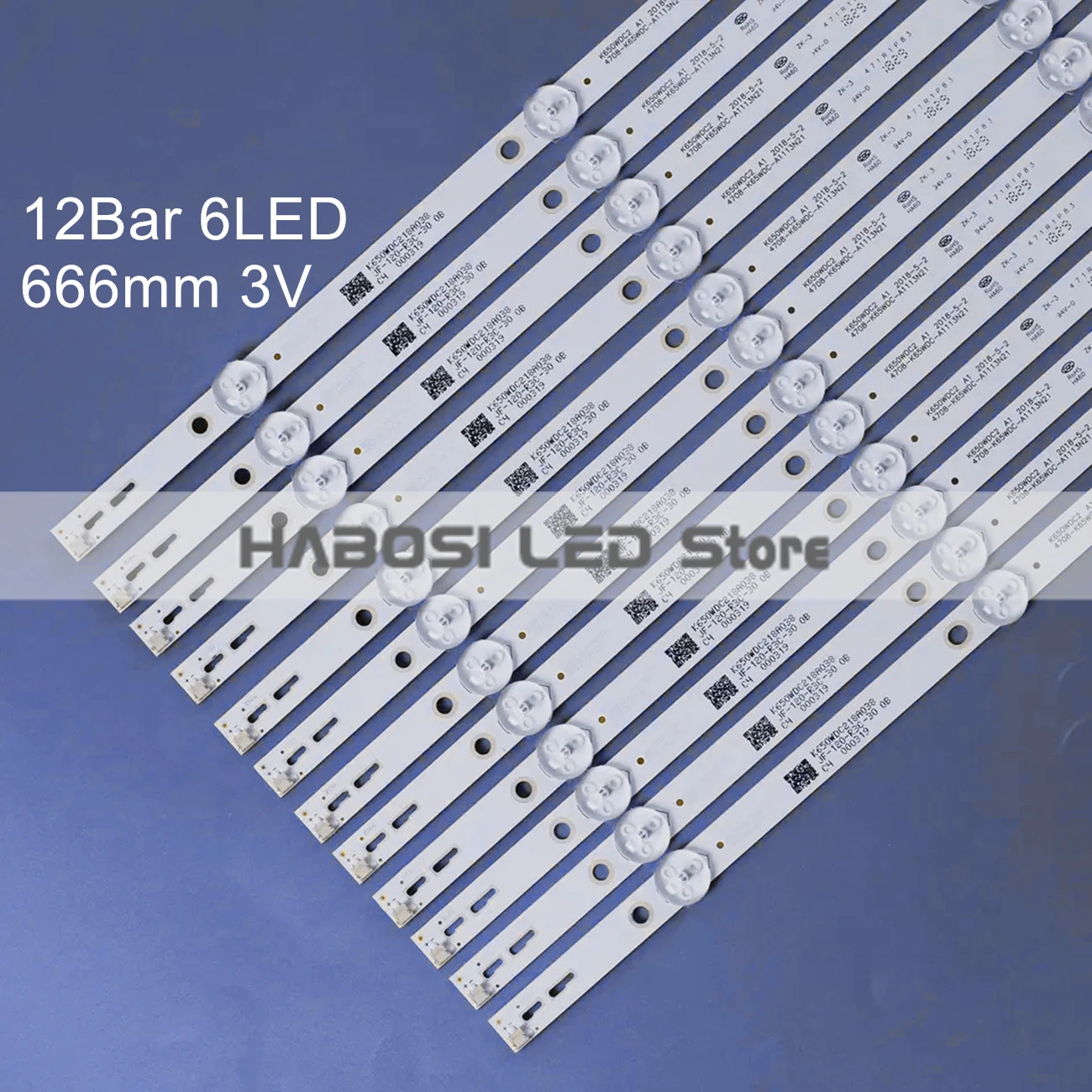 New 12pcs LED K650WDC2 A1 4708 K65WDC A1213K01 A1113N21 65PUF6023 T3 65PUF6263 T3 65U810 65U5080 65U5855EC AL65ASUHD 65LUA69K 3