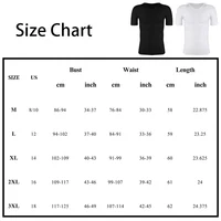 Slimbelle T-shirt de compression pour homme, col en V, manches courtes, effet ventre plat, amincissant, respirant, pour le fitness 6